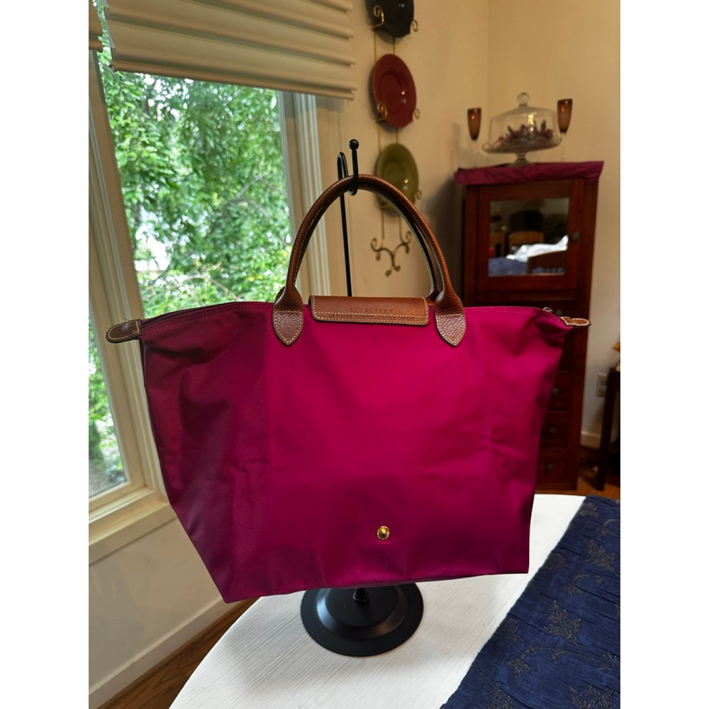 Longchamp Pink Nylon Tote Bag - Picture 6 of 13
